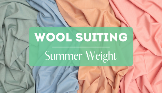 Feature Fabric Friday - Summer Suiting