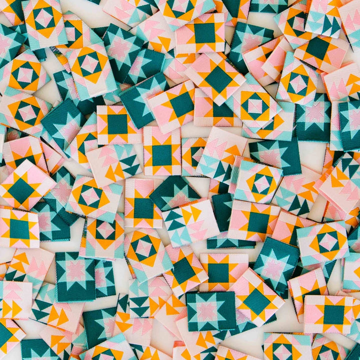 Sarah Hearts - Sewing Labels - Quilt Block Multipack