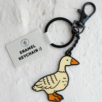Stay Home Club - Enamel Keychain - Fowl Keychain