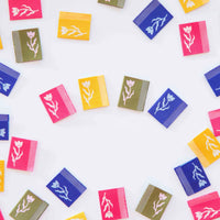 Sarah Hearts - Sewing Labels - Tiny Floral Side Labels