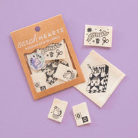 Sarah Hearts - Sewing Labels - Toad and Sew Quilty