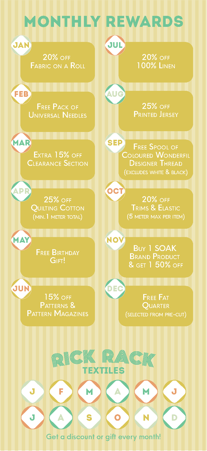 Twelve Months of Christmas - In-Store Gift Card & Rewards Card