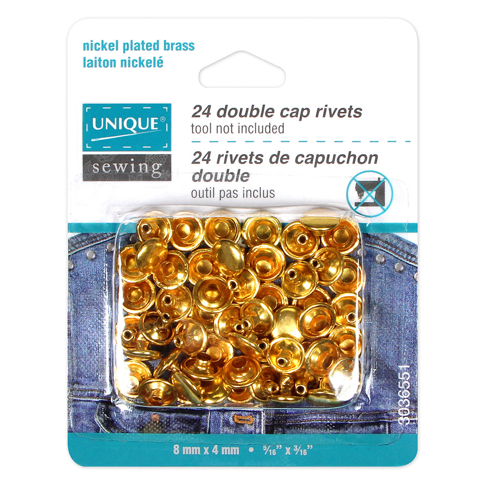 UNIQUE - Double Cap Rivet - Assorted