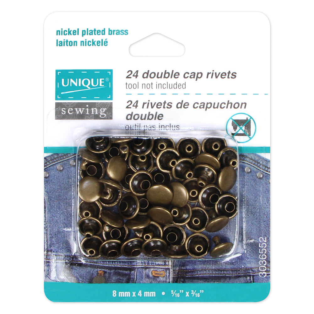 UNIQUE - Double Cap Rivet - Assorted