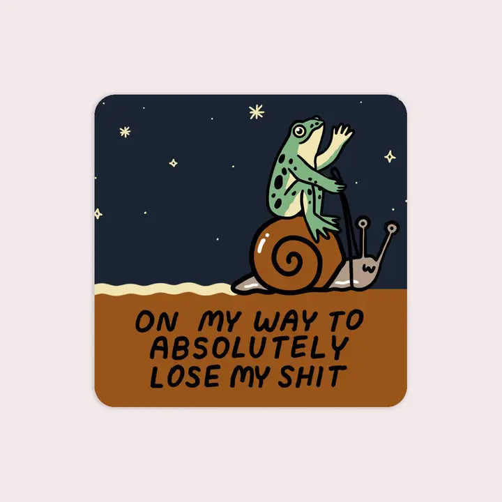 Stay Home Club - Vinyl Sticker - Lose My Shit