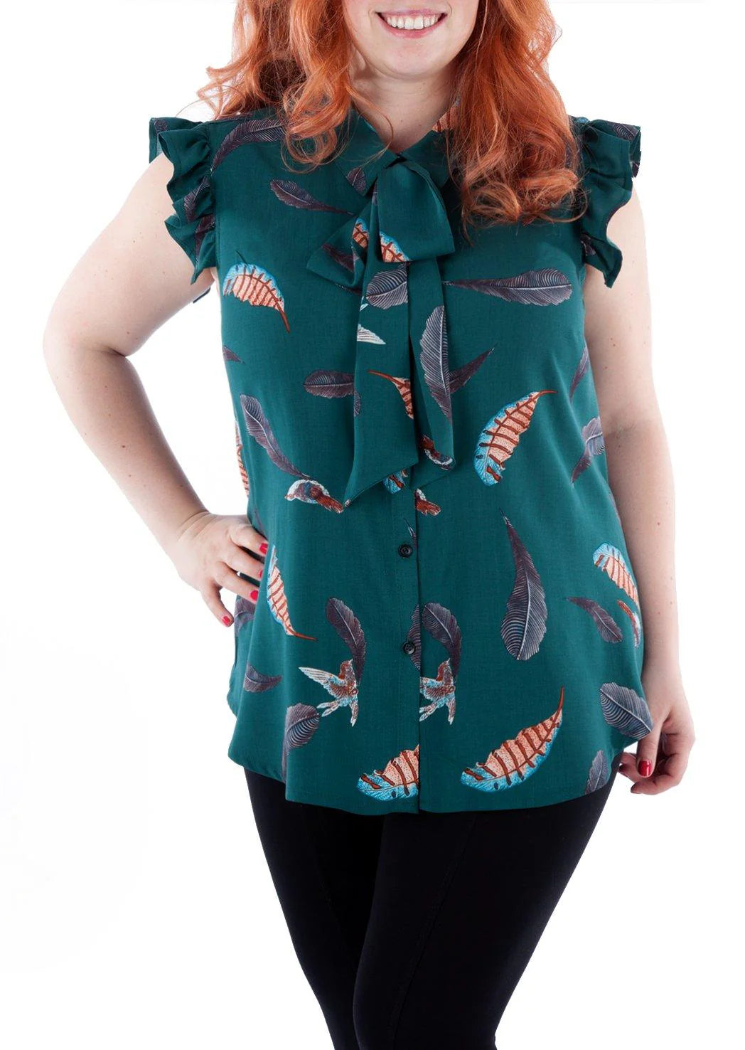 Jalie - Rose Sleeveless Button-Down Shirt
