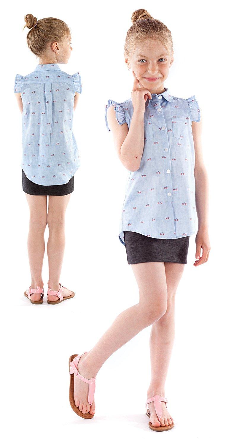 Jalie - Rose Sleeveless Button-Down Shirt