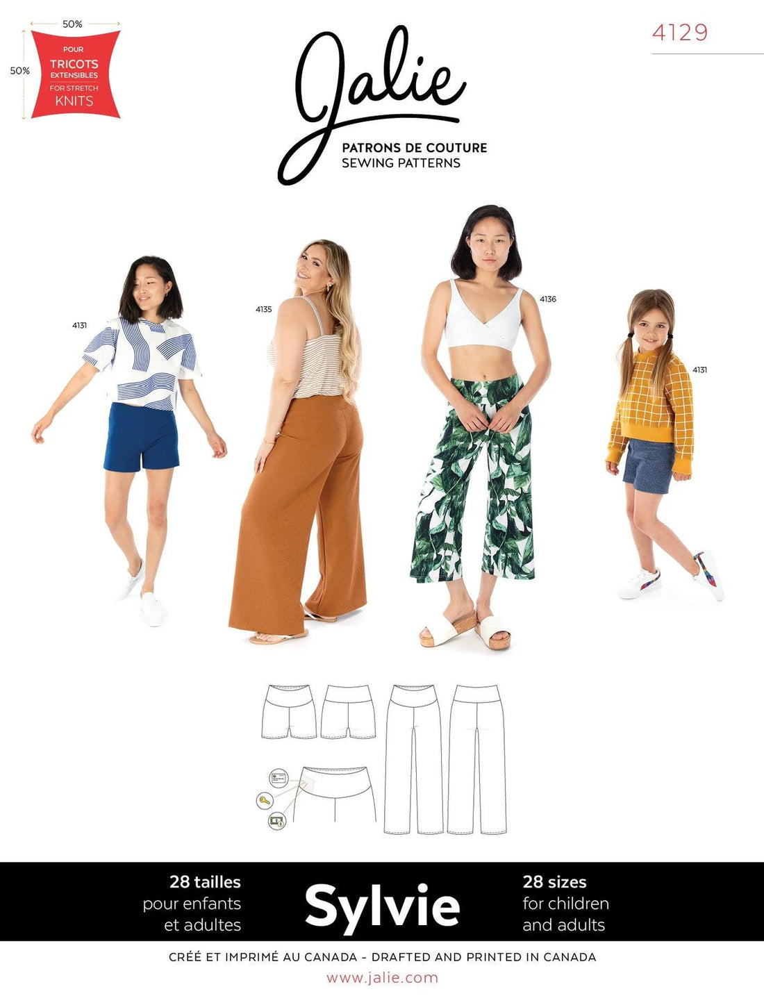 Jalie - Sylvie Knit Short & Pant
