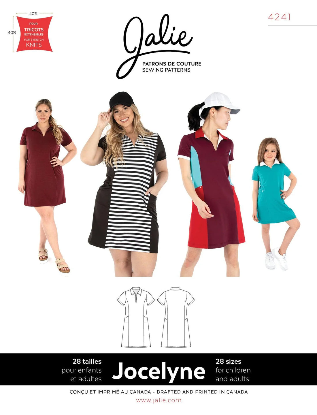 Jalie - Jocelyne Polo Dress