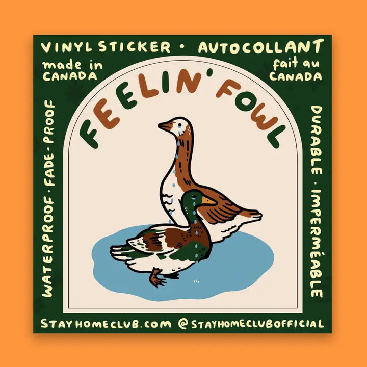 Stay Home Club - Vinyl Sticker - Feelin&