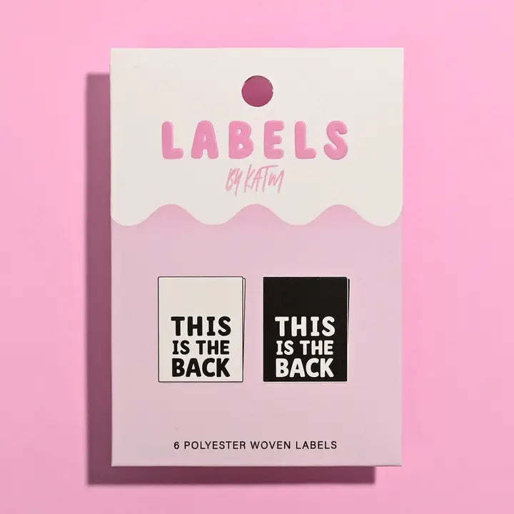 Kylie and the Machine - Sewing Label - This Is The Back