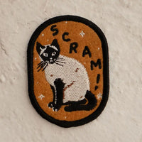 Stay Home Club - Felt Patch - Scram
