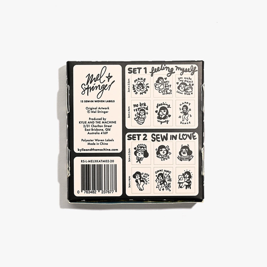 Kylie and the Machine x Mel Stringer - Sewing Label Box - Sew-In Love + Feeling Yourself