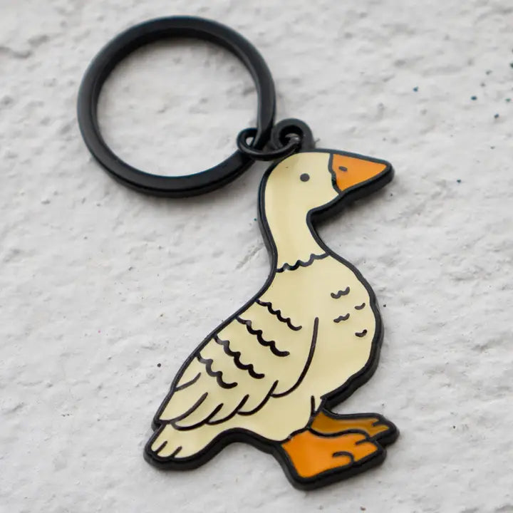 Stay Home Club - Enamel Keychain - Fowl Keychain