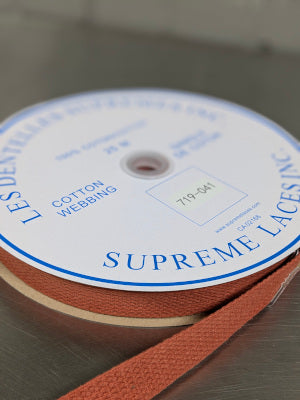 Cotton Webbing - 25mm - Assorted