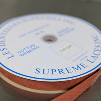 Cotton Webbing - 25mm - Assorted