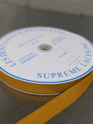 Cotton Webbing - 25mm - Assorted