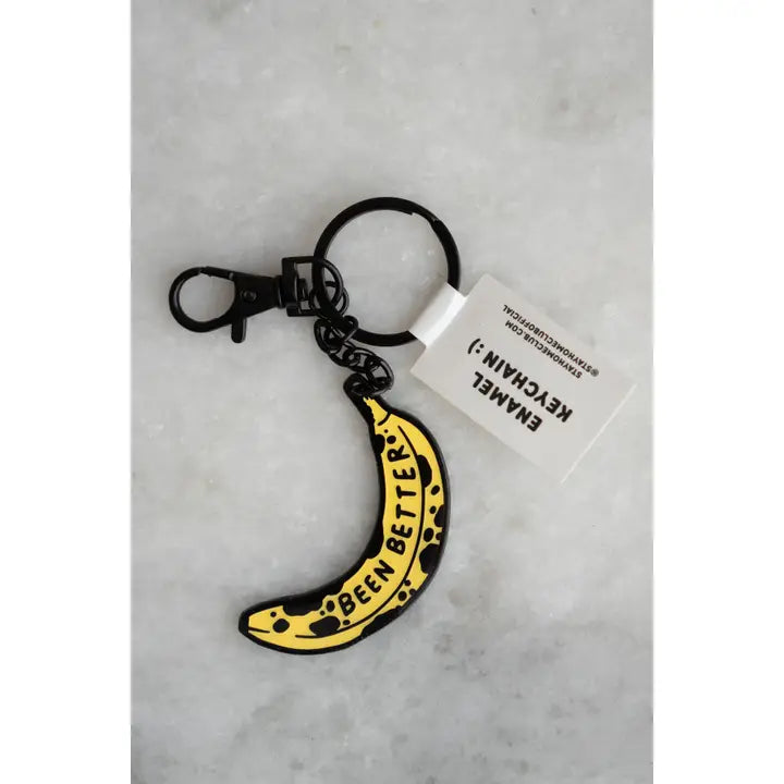 Stay Home Club - Enamel Keychain - Been Better (Banana)
