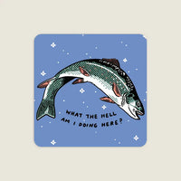 Stay Home Club - Vinyl Sticker - What The Hell