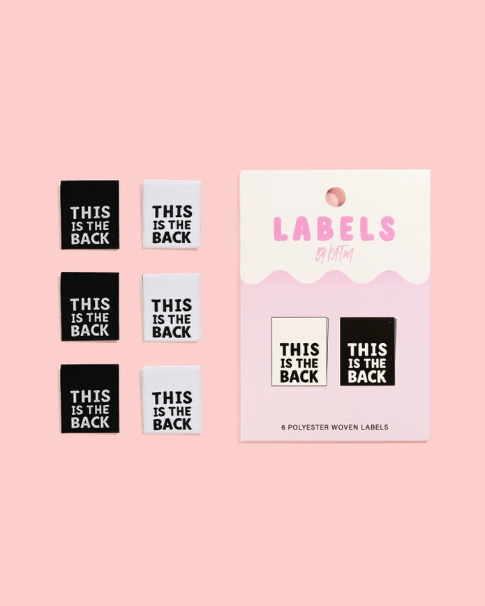 Kylie and the Machine - Sewing Label - This Is The Back