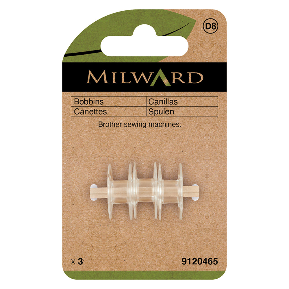 Milward - Plastic Bobbins - Brother - 3pc