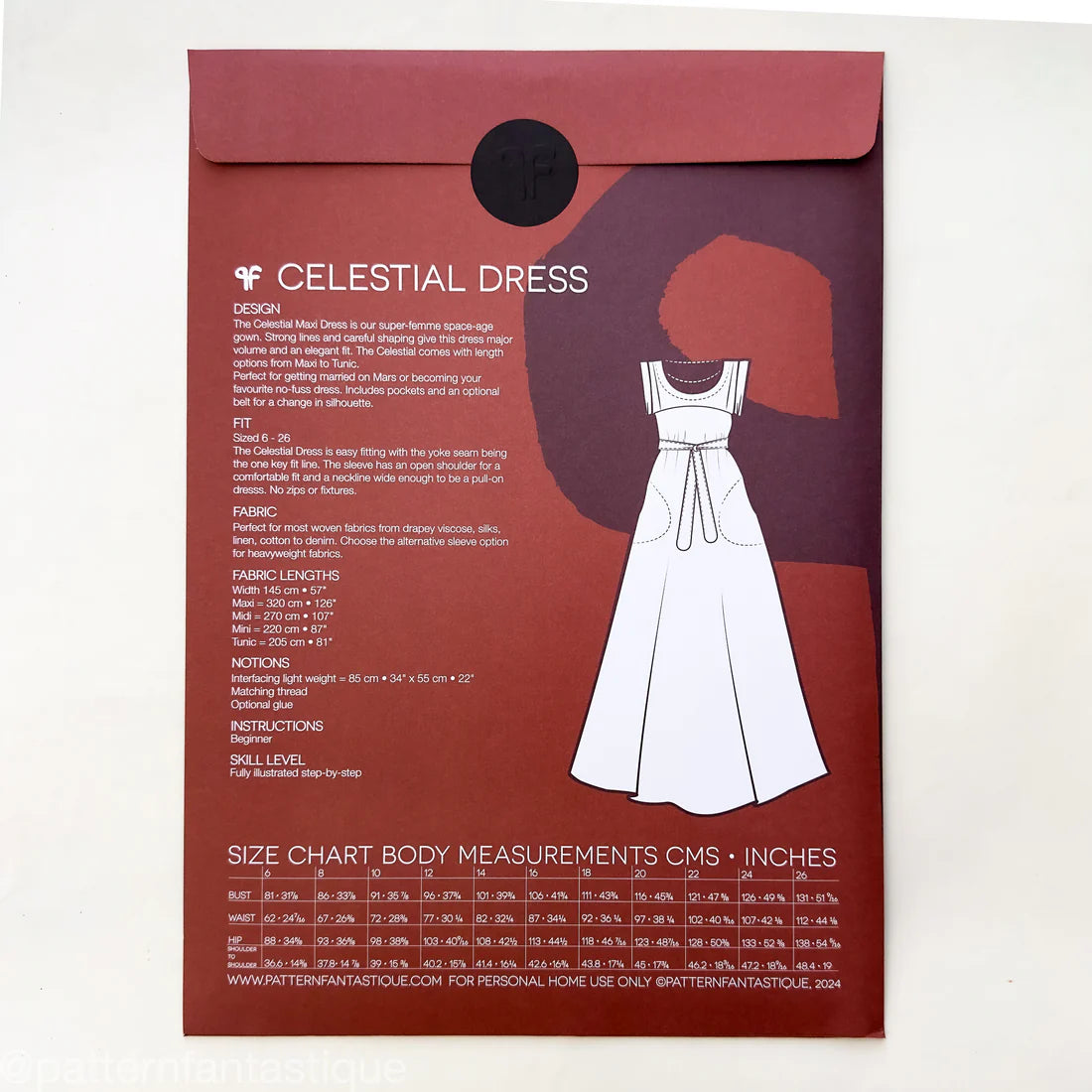 Pattern Fantastique - Celestial Maxi Dress