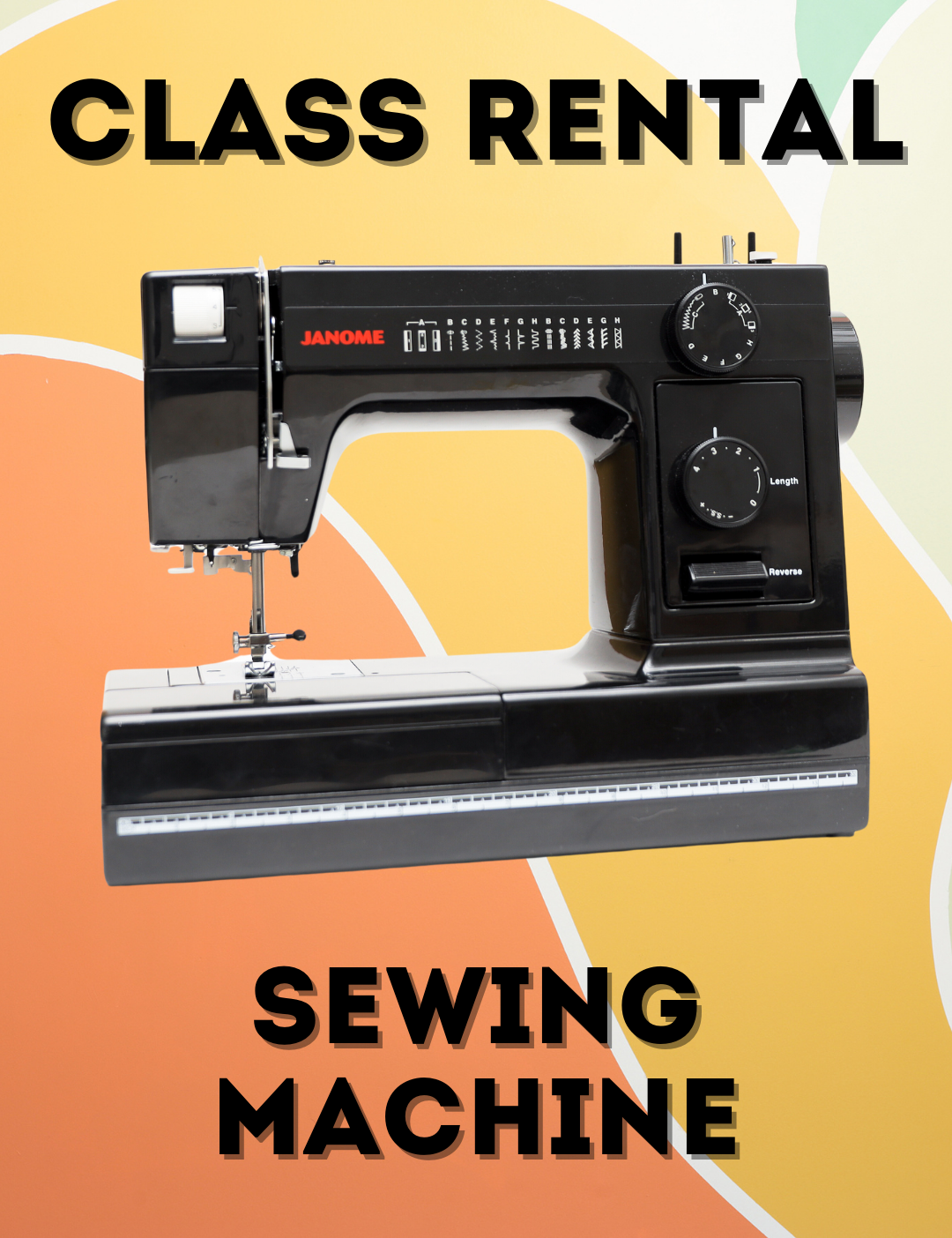 Sewing Machine Rental - For Class Use
