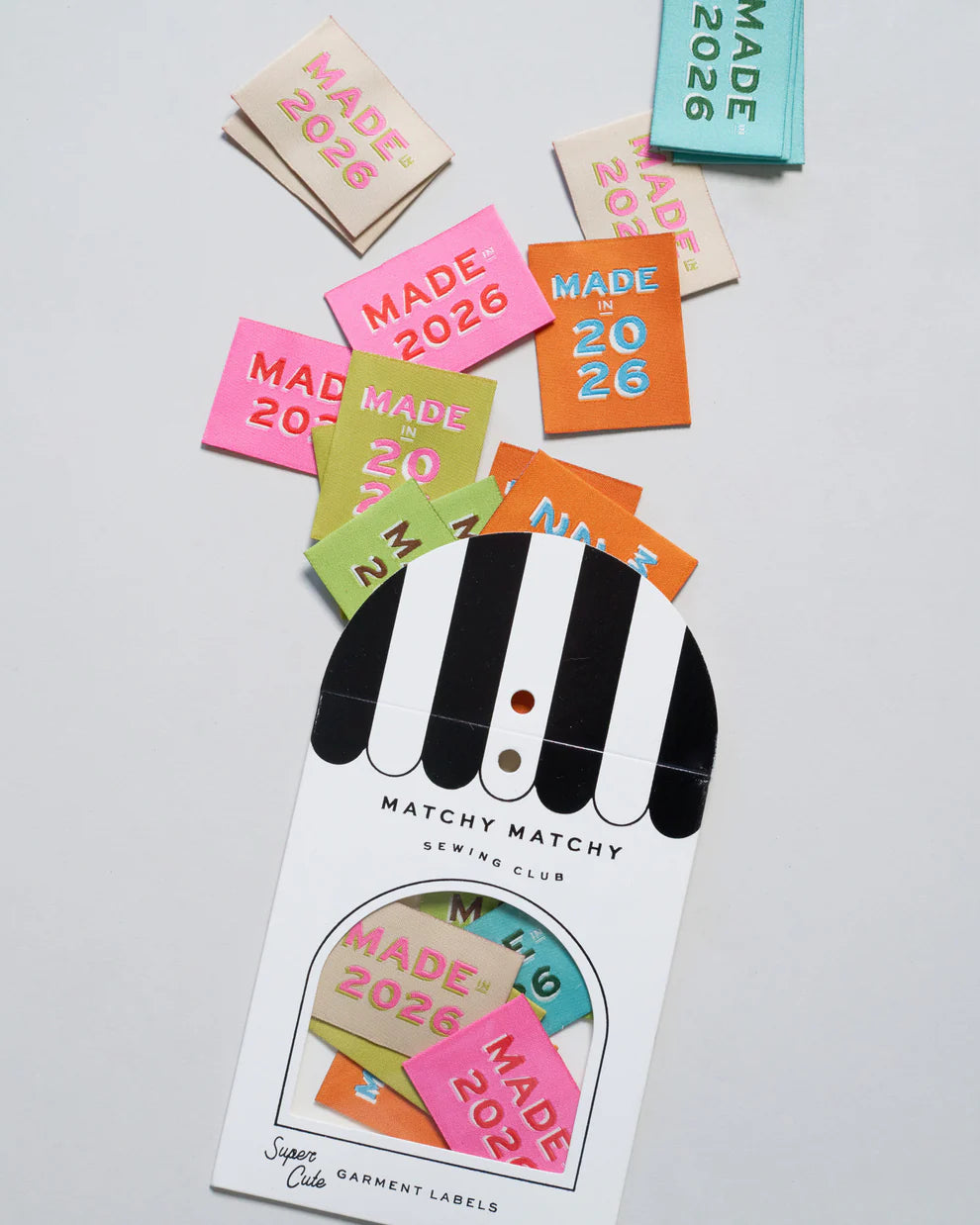 Matchy Matchy Sewing Club - Sewing Labels - 2026 Large
