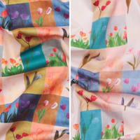 Cotton - Poplin - Digital Print - Blocks - Assorted