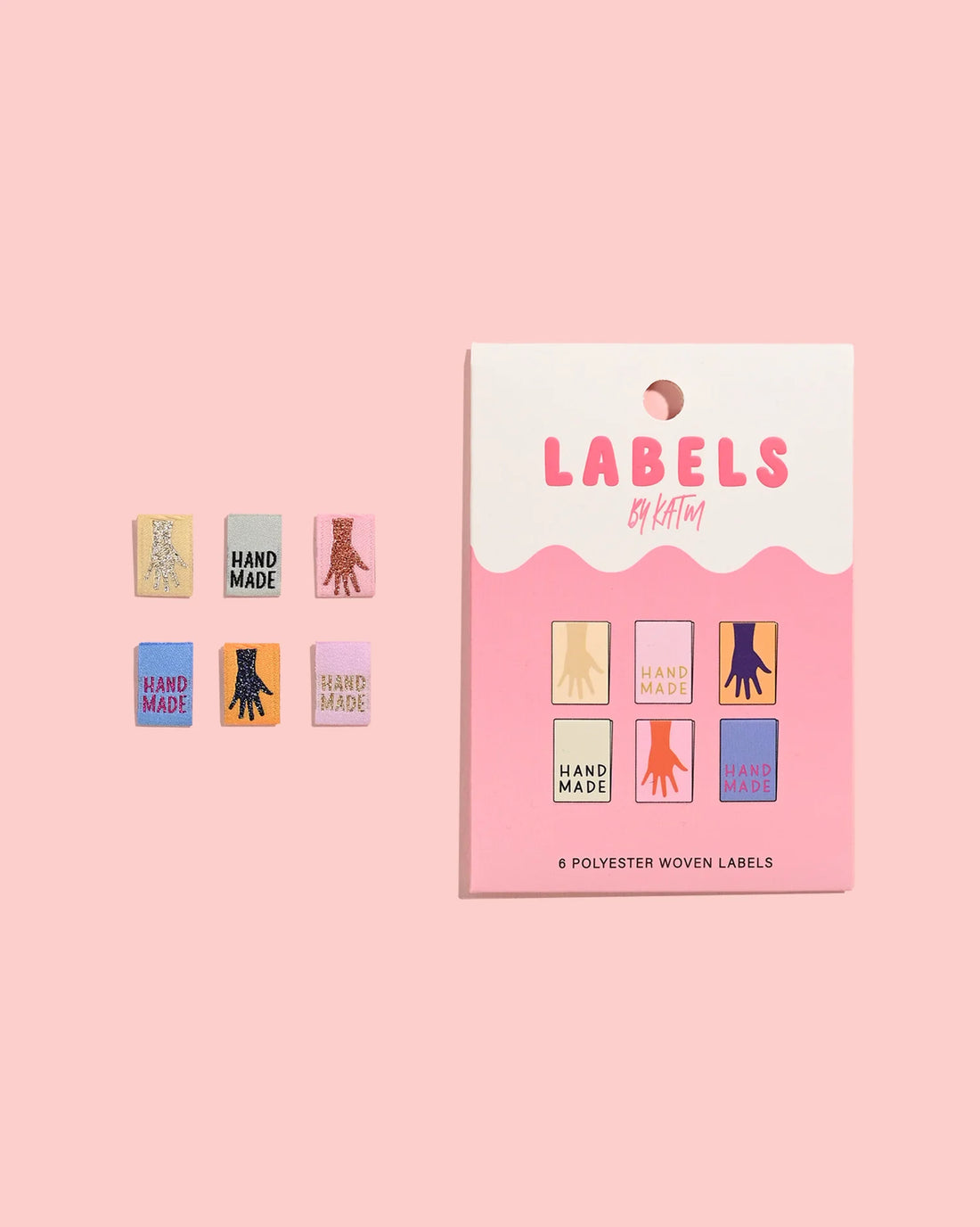 Kylie and the Machine - Sewing Label - Metallic Mini Hands