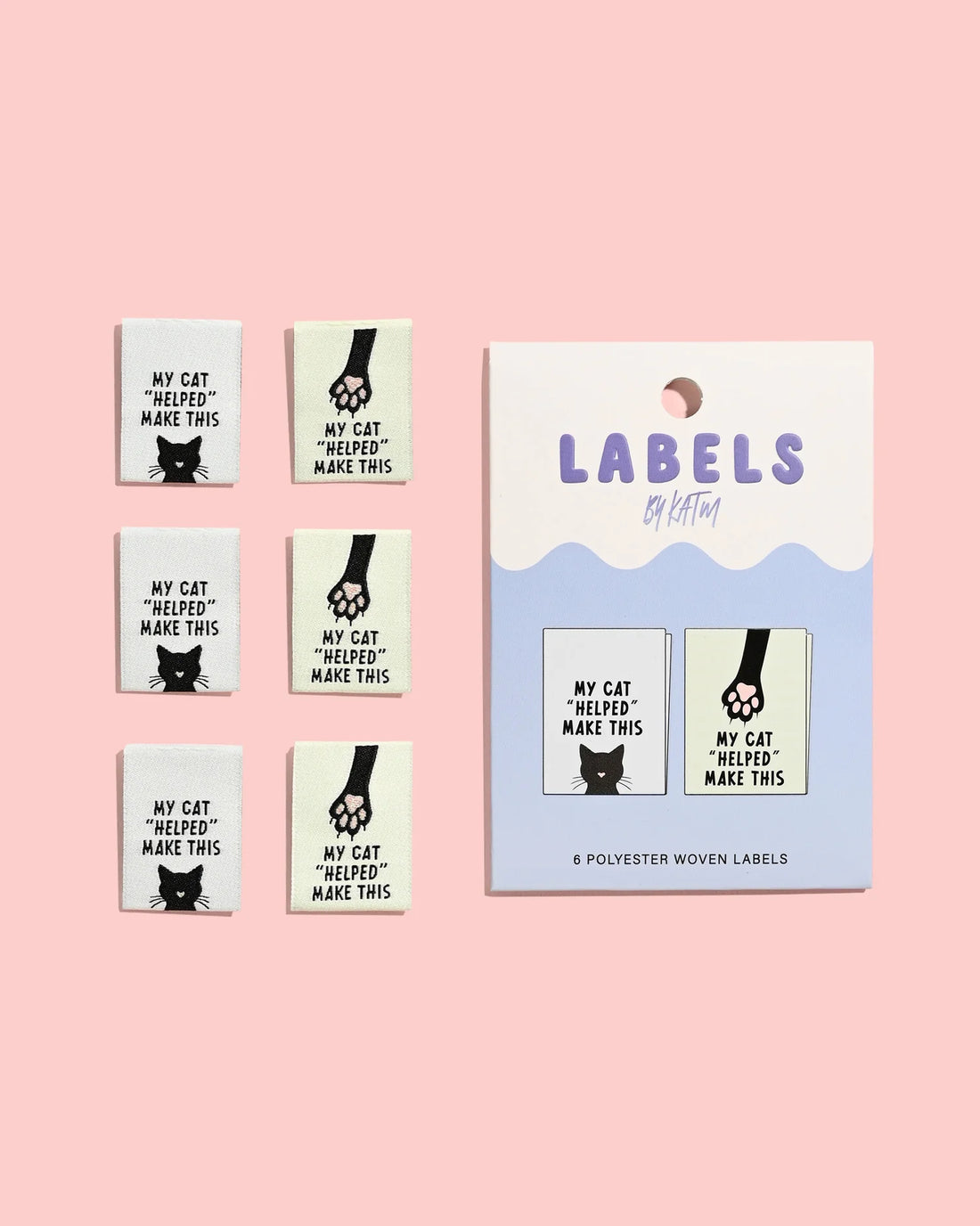 Kylie and the Machine - Sewing Label - My Cat "Helped" Make This
