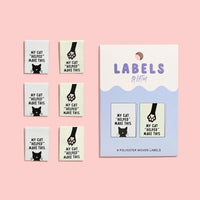 Kylie and the Machine - Sewing Label - My Cat "Helped" Make This