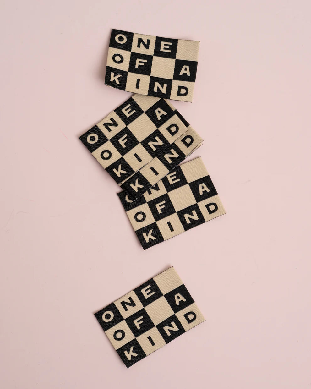 Matchy Matchy Sewing Club - Sewing Labels - One of a Kind Checkerboard Large