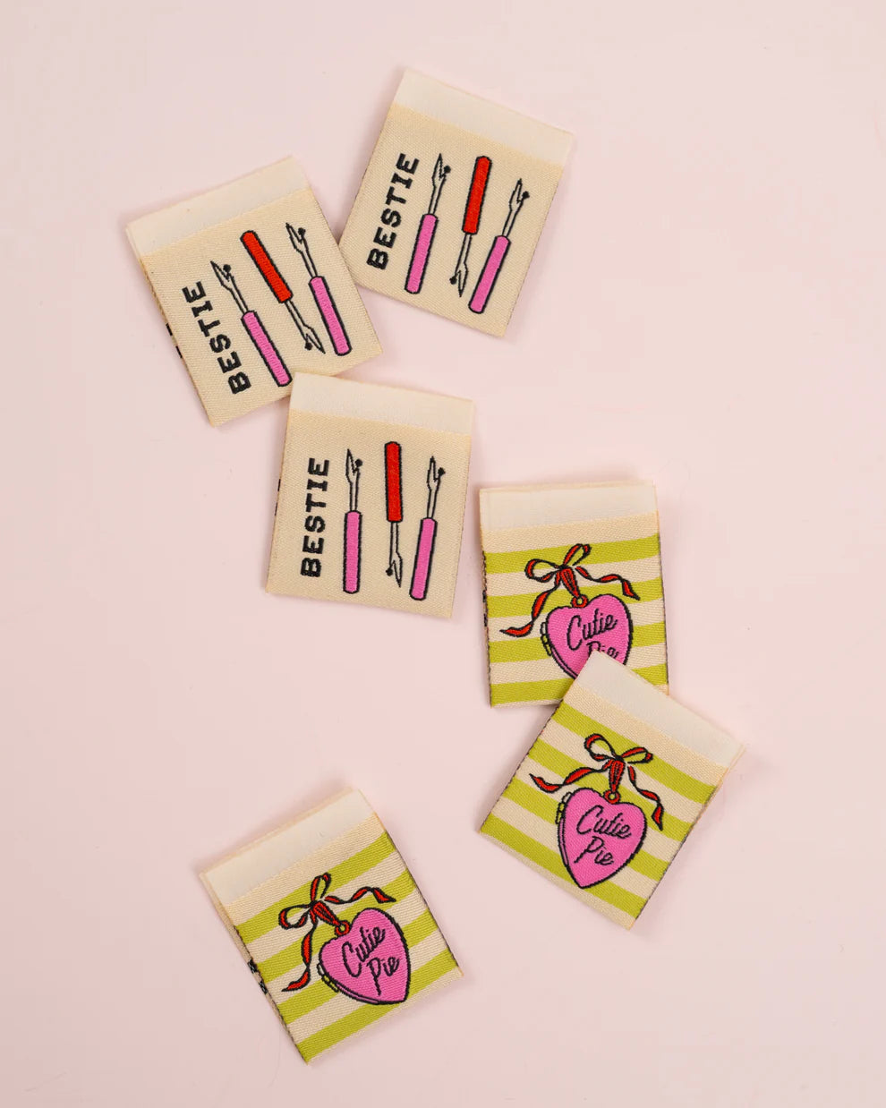Matchy Matchy Sewing Club - Sewing Labels - Cutie Pie Bestie Square