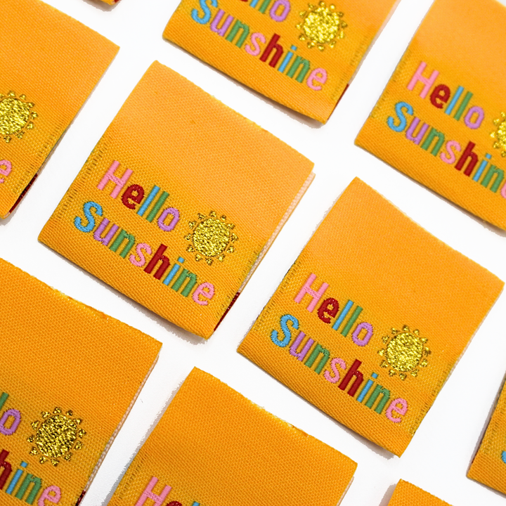Sew Anonymous - Sewing Labels - Hello Sunshine