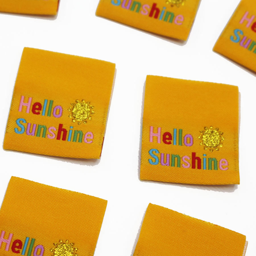 Sew Anonymous - Sewing Labels - Hello Sunshine