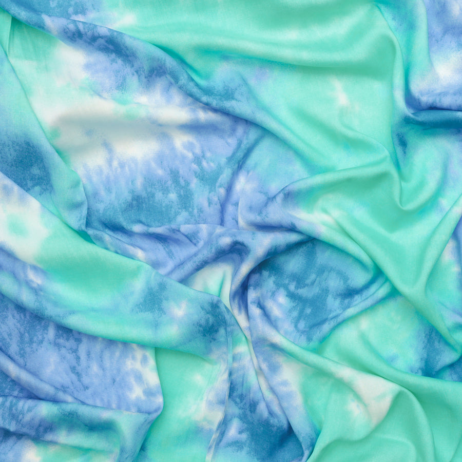 Katia - Viscose - Tie Dye - Turquoise Ocean