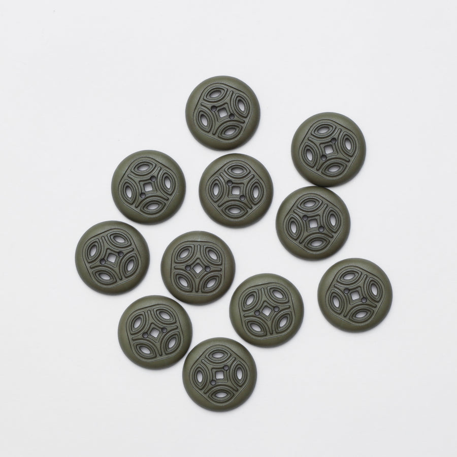 Buttons - 2 Hole - 30mm - Open Ornament - Assorted