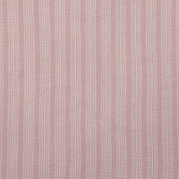 Cotton - Double Gauze - Vertical Stripe - Rose White