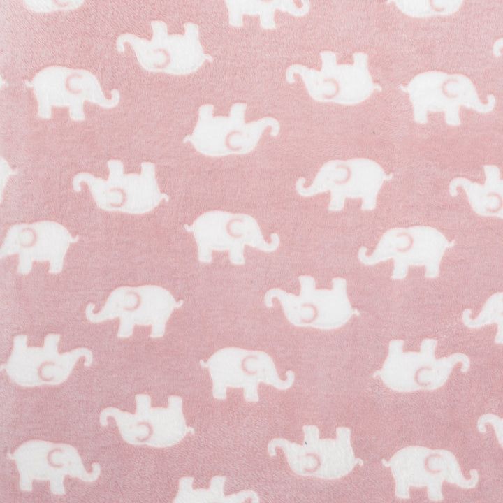Katia - Poly - Minky Fleece -  Coraline Print - Elephants