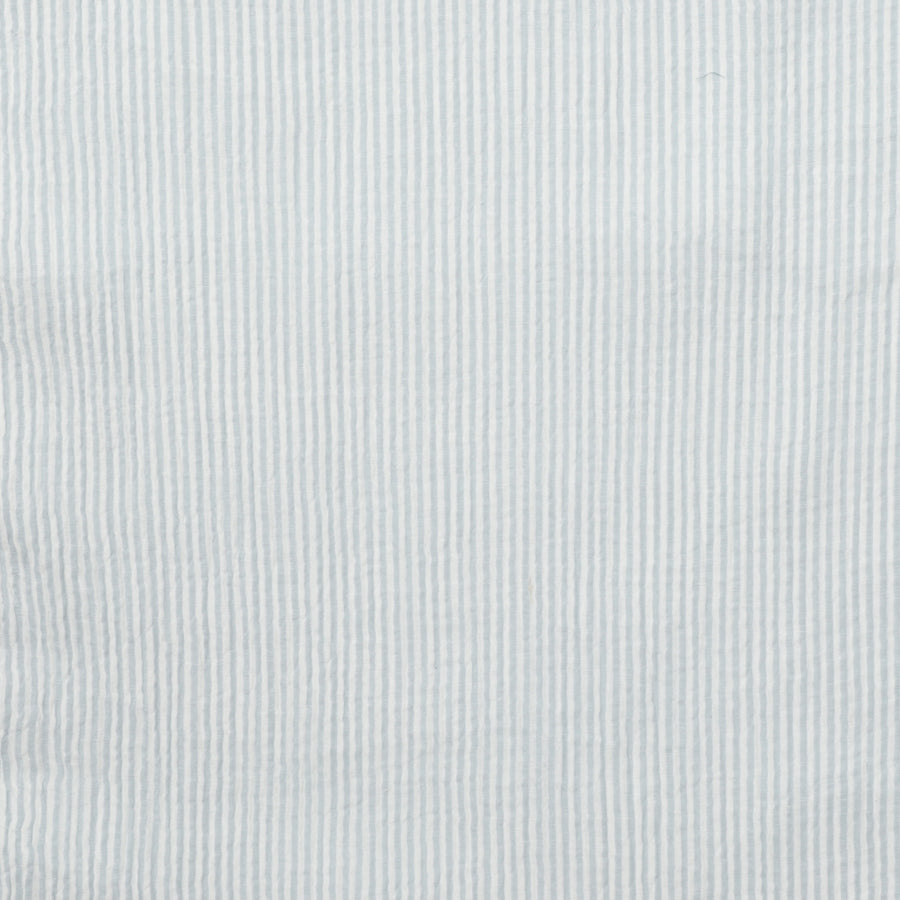 Cotton - Double Gauze - Vertical Stripe - Mist