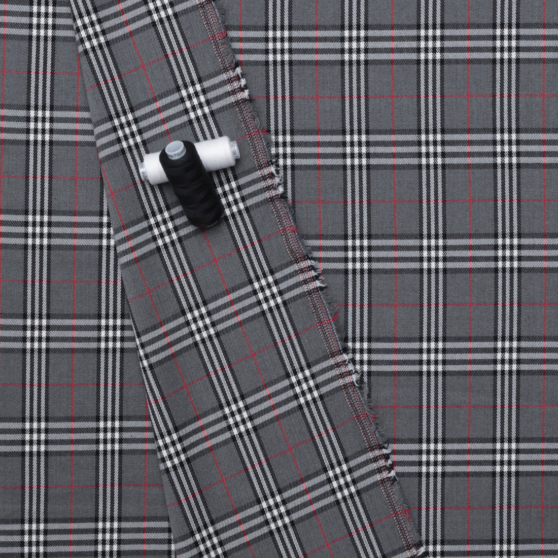 Viscose Blend - Italian Stretch Suiting - Plaid - Assorted