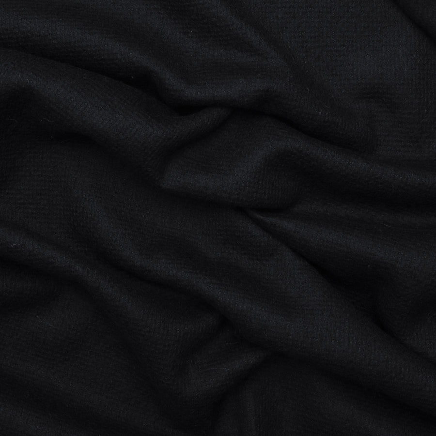 Wool Blend - Italian Coating - Black