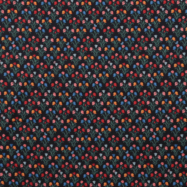 Rifle Paper Co. - Curio - Cotton - Tulips - Black