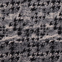 Recycled Poly - Jacquard Knit - Plaid Houndstooth