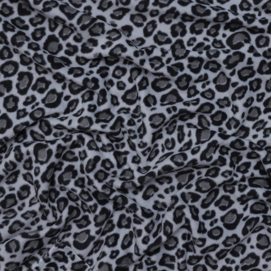 Fleece - Arctic Leopard - Grey