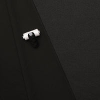 Recycled Poly - Ponte Print - Denim Look - Black