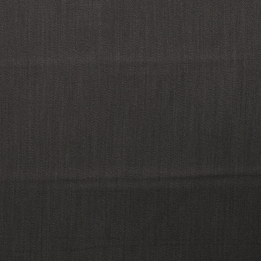 Merino Wool - Suiting - Solid Twill - Grey Black