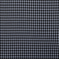 Wool - Suiting - Plaid - Blue Black White