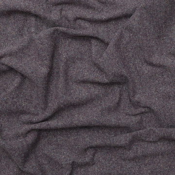 Wool Silk - Speckle Flannel Coating - Purple Green